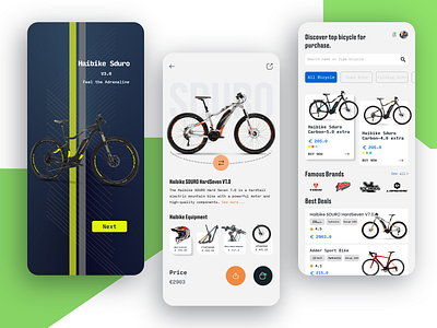 Sport Mountain Bikes Shop App adventureseeker app bicycle bikeshop cycling explorebybike gearup mountainbikes mountainbiking ridewithfriends shoplocal sport mountain bikes sportsbikes ui uiuxdesign