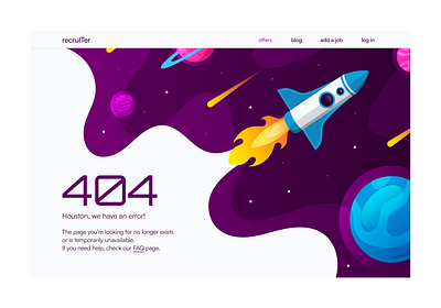 Error Page | Daily UI Challenge 404 design desktop error figma ui ui design