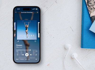 Music Player | Daily UI Challenge app design figma music music player ui ui design