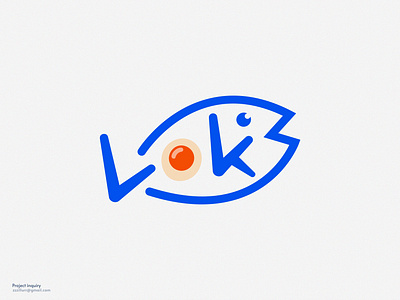 Loki / fish / egg branding creative egg fish egg fish logo fishing flat graphic design illustration logo minimalist ocean typography vector
