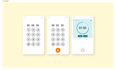 DailyUI #014 | Design a countdown timer android app design dailyui layout product design ui