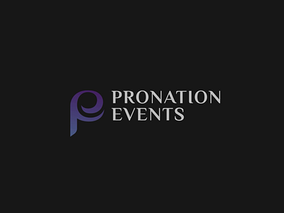 Pronation events animated logo animation branding camera event event agency events exhibition graphic design logo logotype motion graphics shooting stage