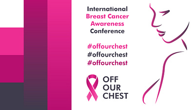 Brand identity of Breast Cancer Awareness Conference brand identity branding design graphic design presentation