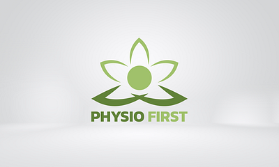 PHYSIO FIRST Logo branding design flat graphic design illustration illustrator logo minimal photoshop vector