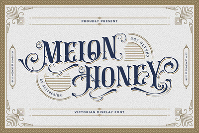 Melon Honey Typeface Free Download antique circus font label logo medieval pirate poster retro rock n roll serif sign tattoo type typeface typography vintage western whiskey