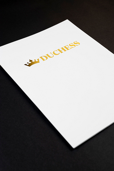 Duchess Promotional Folder branding graphic design identity piece print design promotional folder