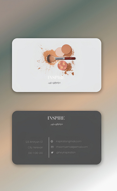 Beauty Salon Card UI