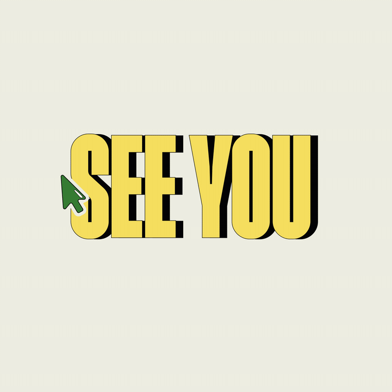 See You Online animated lettering animation fun gen z giphy giphy sticker instagram stickers kinetictype loop minimal motion motion graphics typography ui