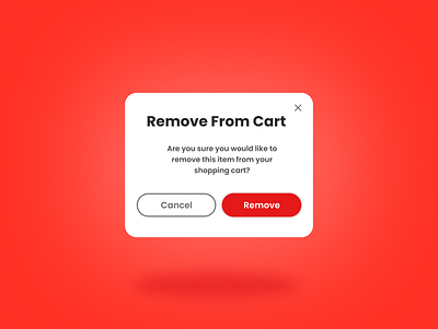 Confirmation Pop-up - Hype4 Daily UI Challenge 9# ui