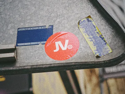 Jonny V | Rebrand IRL – 004 badge billboard branding design graphic design logo logo design logotype mockup retro sign signage sticker vector