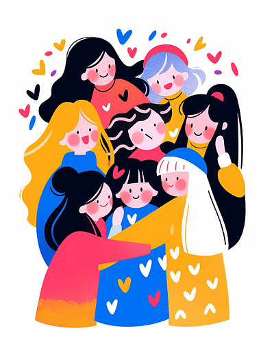 beautiful cartoon girls dall e