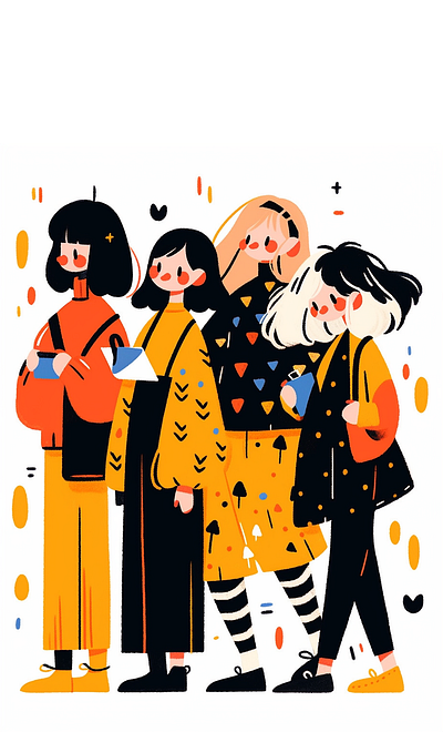 beautiful cartoon girls dall e