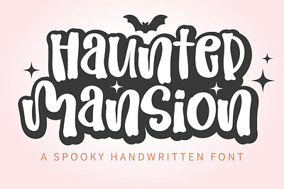 Haunted Mansion - A spooky handwritten font bold font bone font bubbly font cute font halloween font handwritten font hippie font sans serif font scary font skeleton font spooky font
