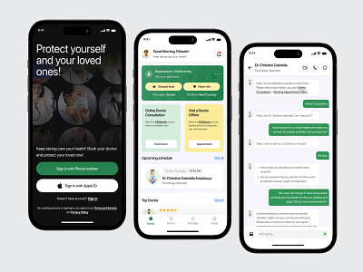 Oladoc - Doctor Appointment 🩺 app appointment b2b clean clinic design doctor doctor appointment health health care healthcare hospital insurance medical care medicine mobile app modern saas science ui