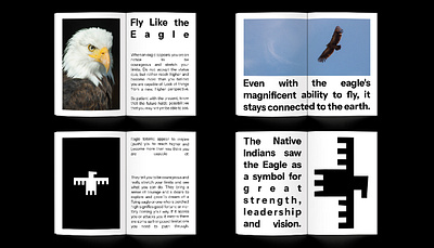Eagle Animal Magazine layout 3d animation branding design graphic design illustration layout logo logofolio motion graphics ui vector