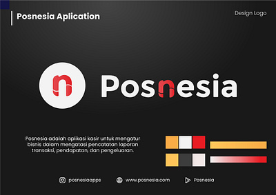 Posnesia Application_Cv Andi Global Soft_Official branding design graphic design illustration illustration art logo typography ui vector