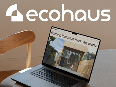 Ecohaus - Branding & Website app architect architecture branding design graphic design identity logo mobile responsive sustainability typography ui uiux ux vector web design