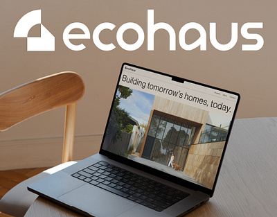 Ecohaus - Branding & Website app architect architecture branding design graphic design identity logo mobile responsive sustainability typography ui uiux ux vector web design