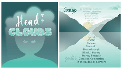 Tranquil Tones - Music Album Cover branding creative design graphic design illustration illustrator logo ux vector