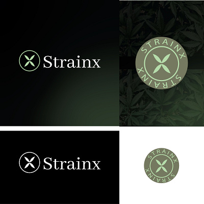 Letter X & Leaf logo branding design graphic design illustration leaf leaf logo letter logo logo logo design typography vector