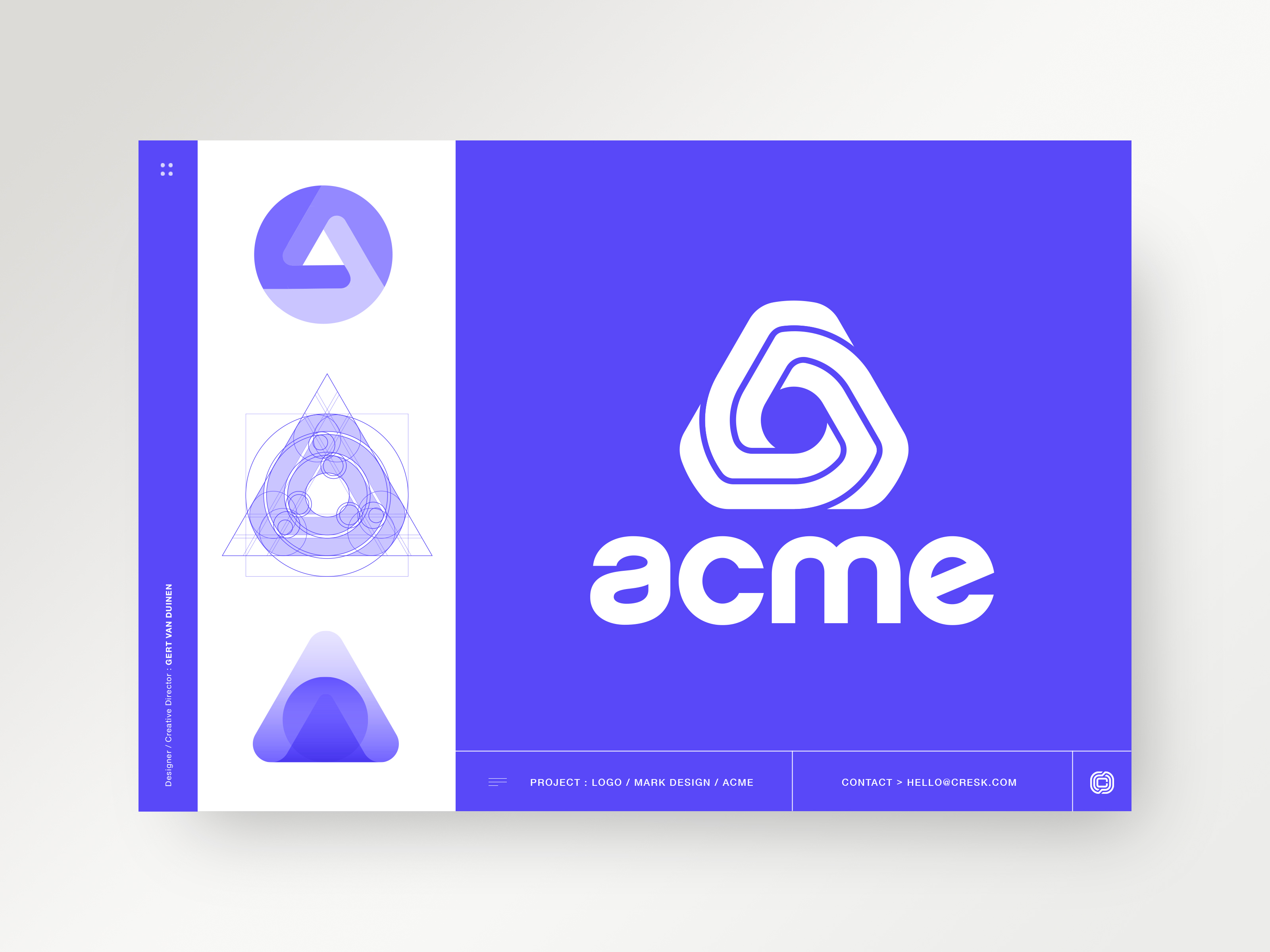 Wordmark logo - ACME® by Kanhaiya Sharma on Dribbble