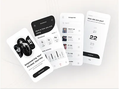 Gym App Design aamamun aamamun.xyz aamamunxyz app design cleandesign designinspiration fitness freshdesign graphic design gym mamun.xyz mobile app mobileappdesign online gym ui uidesign uiuxdesign ux uxdesign workout