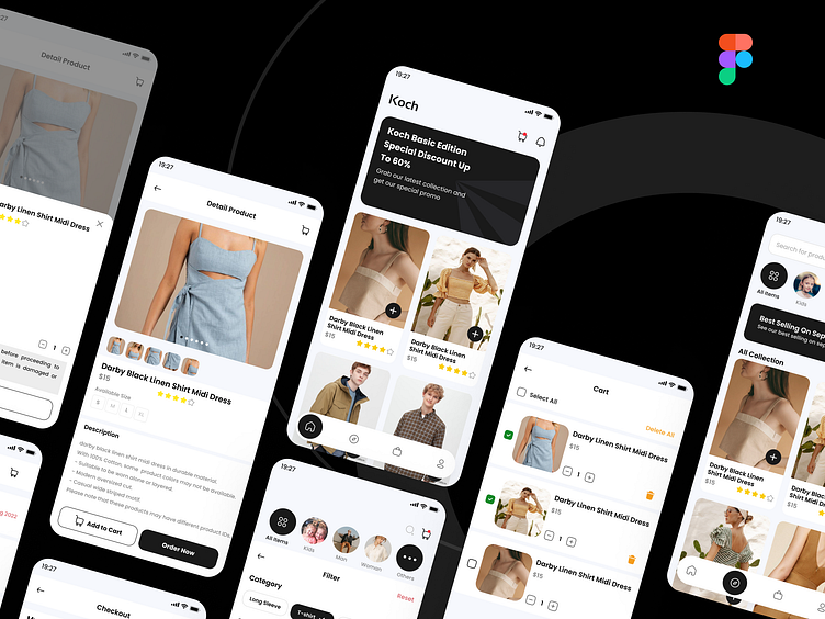 Koch - Ecommerce Shopping App by Nensi patel on Dribbble