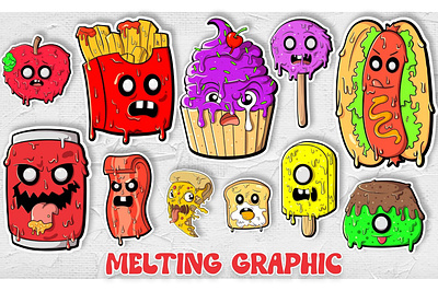 Melting Graphic psychedelic artwork