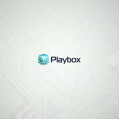 PlayBox - Software and Technology Logo 3d abstract animation app brand branding creative design game graphic design identitiy illustration logo media modern play technology ui ux vector