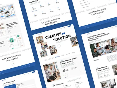 Tech solution company website ✨🚀 company website figma freelancer landing page tech company tech solution ui ui deisgn ui interface ui kit user experience ux website website design