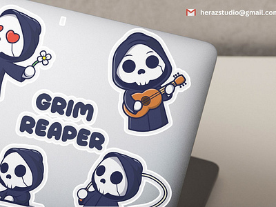 Grim Reaper 2d character