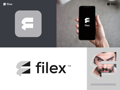 modern letter mark logo design, letter mark f, identity by Md Humayun ...