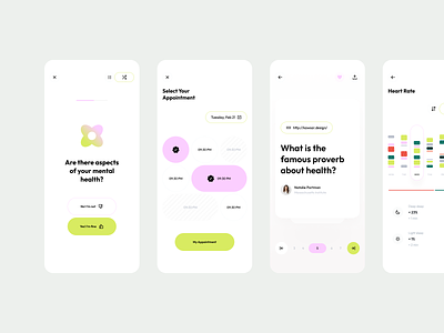 Wellness: Your All-in-One UI Kit app appointment components dashboard design system health health ui healthcare heart rate ios mobile sports ui kit wellness widget