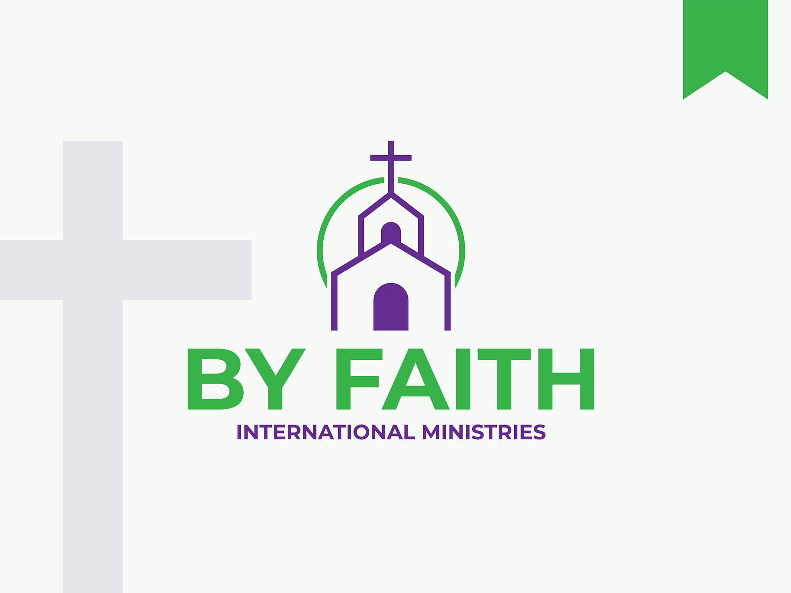 BY FAITH Church Logo Design DesignoFly by DesignoFly on Dribbble