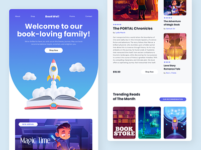 Bookwell – Bookstore Email Newsletter Design bookstore business clean design email email marketing figma marketing neat newsletter professional subscription ui ui design uiux