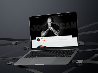 Podcast Website Concept cool design crative design graphic design joe rogan landing page music website podcast website ui uiux uiux designer web website website design