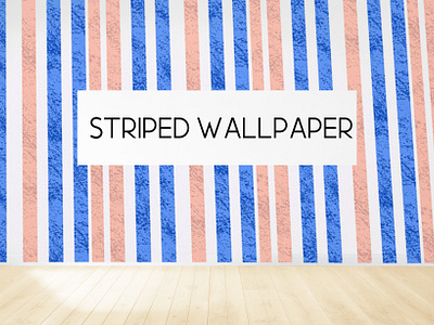 Striped wallpaper lining wallpaper