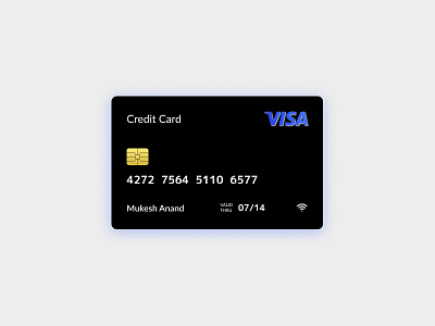 Credit card dailyui design ui uidesign uidesigners ux