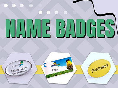 Name Badges by Recognition Express on Dribbble