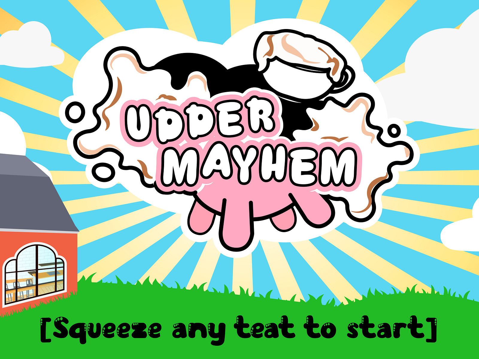 Udder Mayhem Logo & Title Screen by Karina Chow on Dribbble