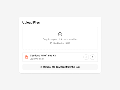 Upload Files design system drag drag and drop drop figma file file upload form prototyping ui ui kit uikit upload uploader ux wireframe