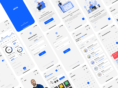 Empowering Memory and Health Management for Alzheimer's Patients alzheimers application figma health healthcare ios mobile app design uiux design user research ux casestudy