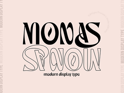 Monas - Modern Display Font 80s font 90s font blackletter font brand identity branding font decorative font display font fashion font groovy font grunge font headline font hipster font ligature font logotype magazine font retro font swirly font unique font victorian font