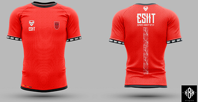 Bright red Esports Jersey