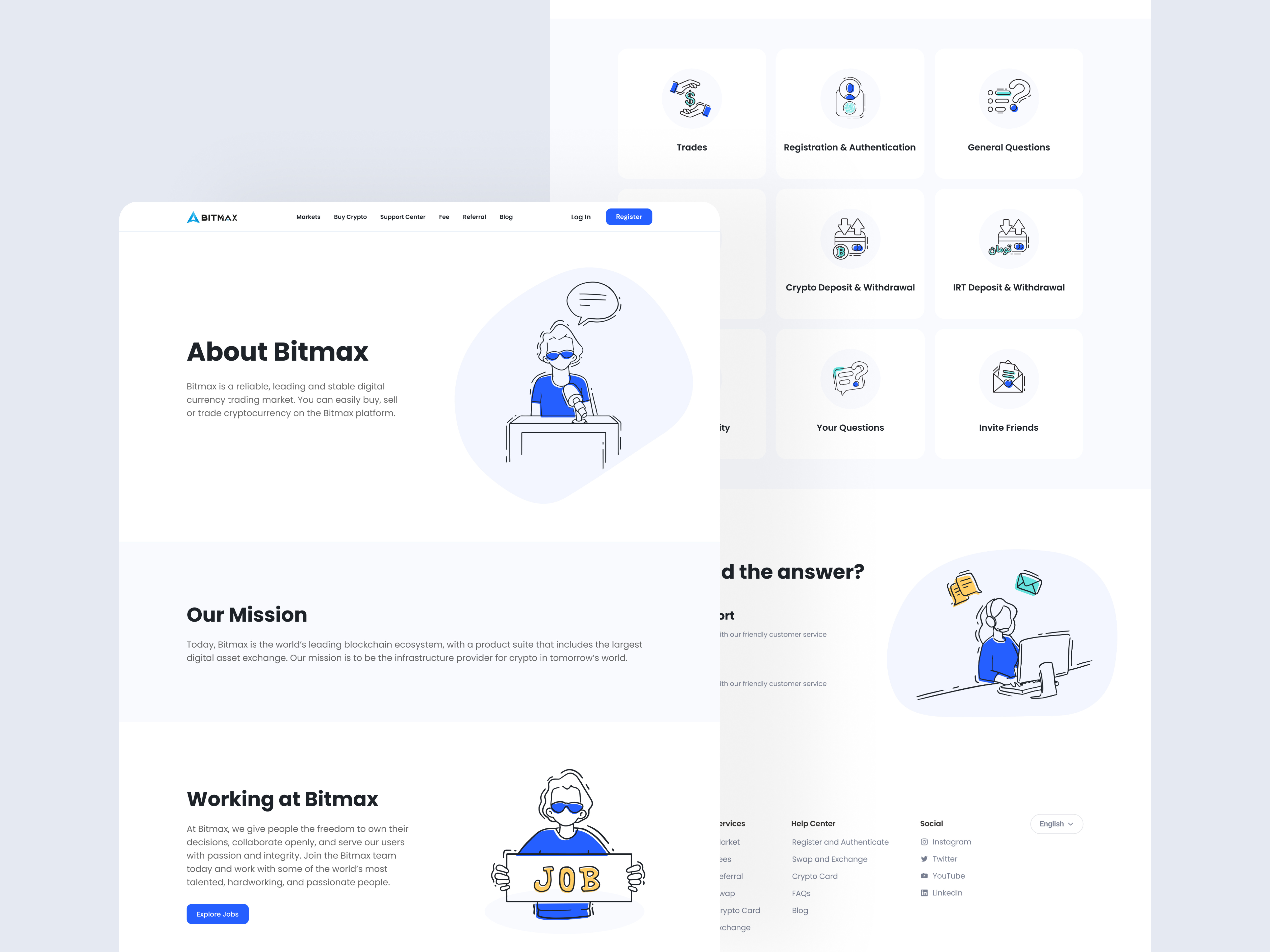 💸 Bitmax - Crypto Exchange by Maryam Esmaeili on Dribbble