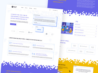 Deploy.tech – smart hiring solutions animation design game hr illustration it job landing landing page mac managment pixel promopage ui ux ui design uxui webdesign windows