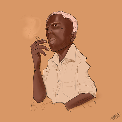 No Smoking // धूम्रपान निषेध art artofdribble caricature digital art