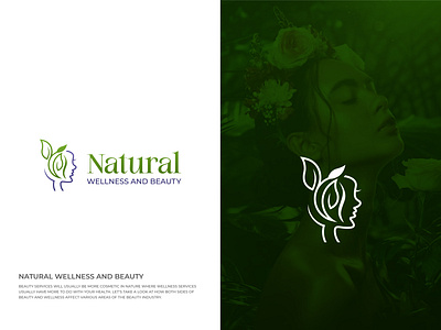 Natural wellness and beauty app logo beautylogo brand brand identity branding company fashion graphic design logo logodesign logomark logotype luxurylogo minimalist modern logo web logo