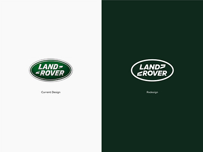 Land Rover — Logo Redesign automotive branding car cardesign concept design designconcept graphic design identify illustration inspiration land land rover landrover logo logodesign rangerover redesign rover ui