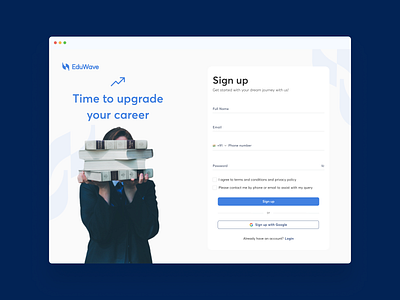 Daily UI 001 - Sign Up branding design illustration ui ux